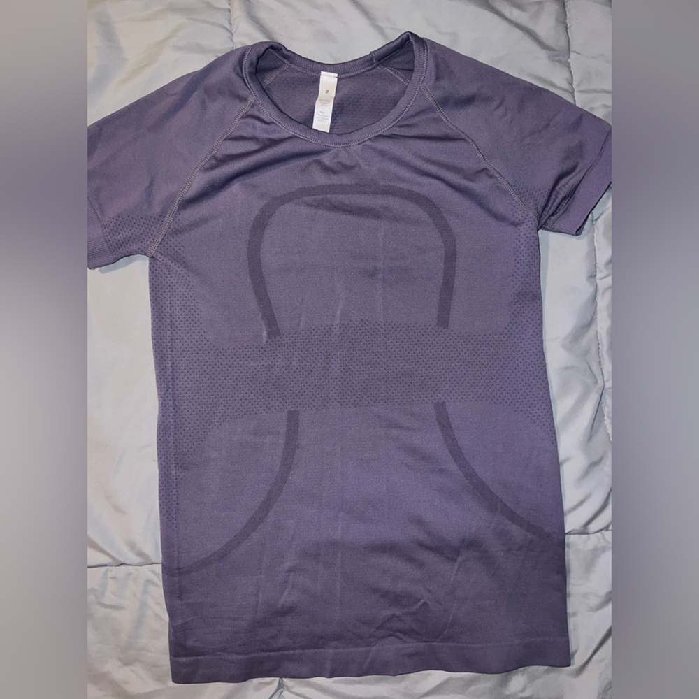 lululemon athletica Purple Short Sleeve Tee